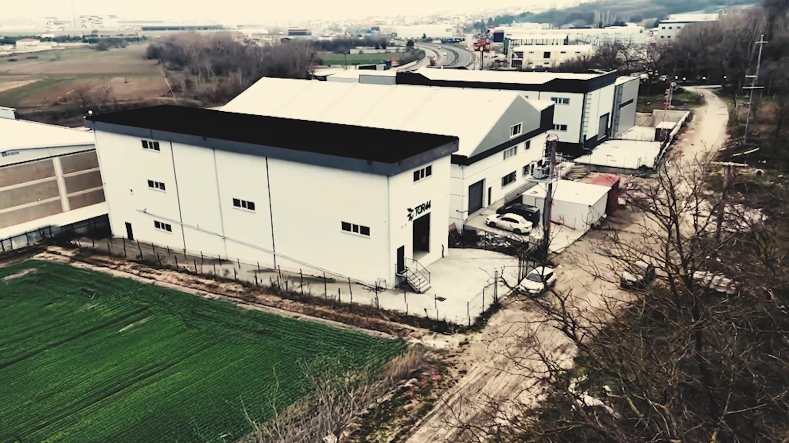 Aerial view of the Tor44 plant buildings
